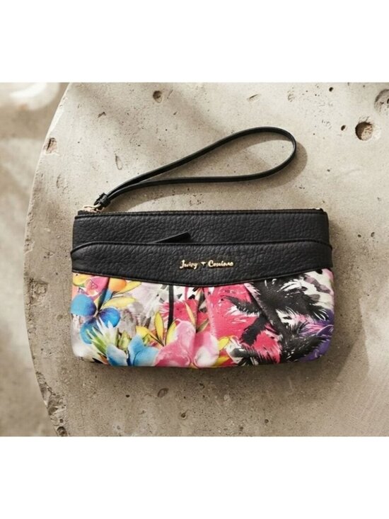 Juicy Couture Handbags - Juicy Couture Tropical Floral Wristlet